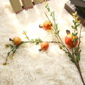 Фруктовая ветка граната Имитация фрукта граната красный