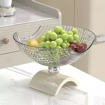 Фруктовница на пьедестале для сервировки кухонной стойки