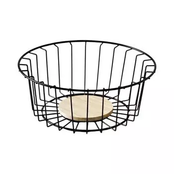 Фруктовница в стиле легкой роскоши, для дома, в современную гостиную, высокая ценность, полая круглая корзина для закусок One Size