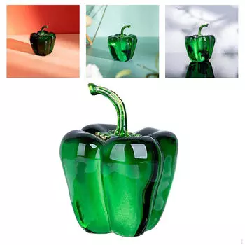 Фруктовые коллекционные фигурки, подарки на День святого Валентина, украшение для домашнего свадебного стола, центральное украшение, Green Chili
