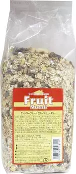 Фруктовые мюсли Country Farm 750 г 1 упаковка (12 сумок)