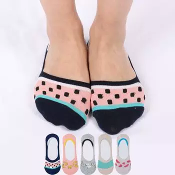 Фруктовые невидимые короткие женские спортивные летние удобные хлопковые женские носки-лодочки для девочек до щиколотки One size
