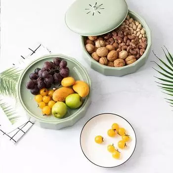 Фруктовые тарелки Столовая посуда Поддоны для мокрых и сухих фруктов Корзина для сушки Тарелки для хранения Специальные тарелки Ящик для хранения