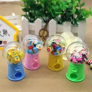 Фруктовые забавные креативные моделирующие капсулы, игрушки, машина, мультяшный ластик, детский студенческий подарок, канцелярские принадлежности random
