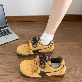 Фруктовые жевательные конфеты «Uncle Wen»~ 2024 Зимние новые немецкие кроссовки Женские бархатные хлопковые туфли Обувь Forrest Gump Женская повседневная обувь 35 розовый