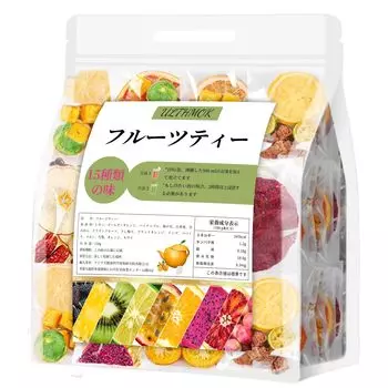 Фруктовый чай 15 пакетиков Съедобный фруктовый чай 15 видов сухофруктового чая Чайные пакетики Подарок для Богини и Матери