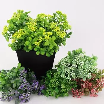 Фруктовый цветок бонсай растение DIY свадебная вечеринка настольный искусственный цветок розовый