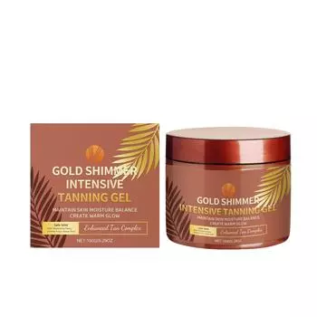 Фруктовый гель для загара, Интенсивный гель для загара, Гель для загара для солярия Стойкий Водостойкий Для потрясающего загара для тела и лица 150 г One Size чёрный