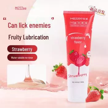Фруктовый лубрикант Miji со вкусом клубники для интимного использования