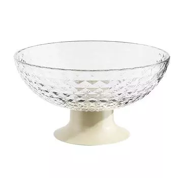 Фруктовый поднос держатель для тарелок пластиковая ножка закуски овощи фрукты корзина чаша для кухонной стойки прозрачный