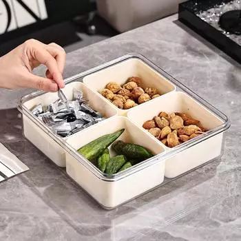 Фруктовый поднос для дома, гостиной, поднос для фруктов и закусок, коробка для хранения конфет, орехов и сухофруктов