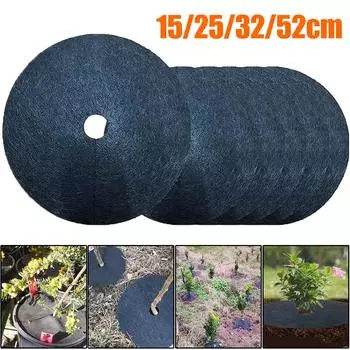 Фруктовый сад, луг, пленка, садоводческое поле, тканевое покрытие, экологическая ткань, защищающая от травы, воздухопроницаемая, увлажняющая, биоразлагаемая 15cm*2cm-2pcs