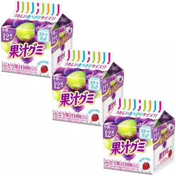 Фруктовый сок Meiji жевательная резинка смарт-упаковка виноград 3 пакетика