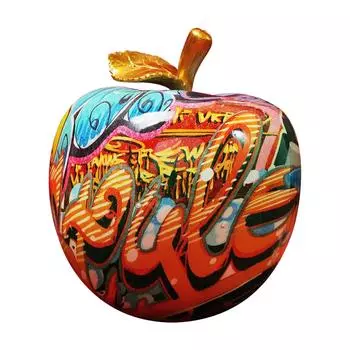 Фрукты из смолы скульптура фигурка ремесло красочная 15.5x11x12.5см