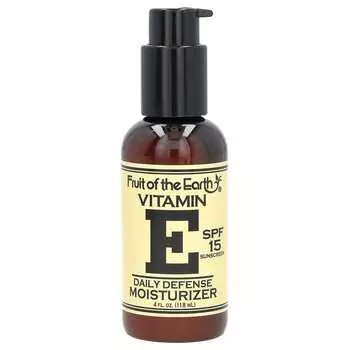 Фрукты Земли, Солнцезащитный крем с витамином Е, SPF 15, 4 жидких унции (118 мл)