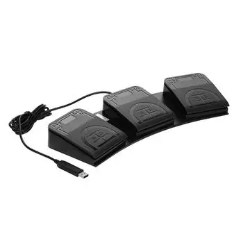 FS2020U1 USB-ножной переключатель управления клавишей настраиваемая компьютерная клавиатура действие педаль для медицинских приборов I