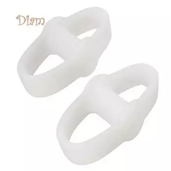 FS 2 шт. Мягкий силиконовый выпрямитель для пальцев ног, разделитель, корректор косточки большого пальца стопы, облегчение боли, уход