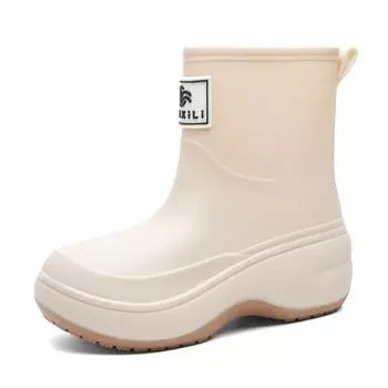 Fsshionable женские резиновые сапоги низкие сапоги противоскользящие износостойкие водонепроницаемые резиновые сапоги для сезона дождей 37