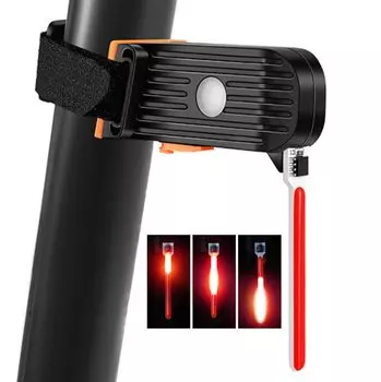 FTBOL Велосипедный задний фонарь для велосипеда, светодиодный фонарь для шоссейного велосипеда с 4 фонарями, USB, для кроссового велосипеда, обеспечивает видимость при езде днем и в поездках на работу, легко устанавливается