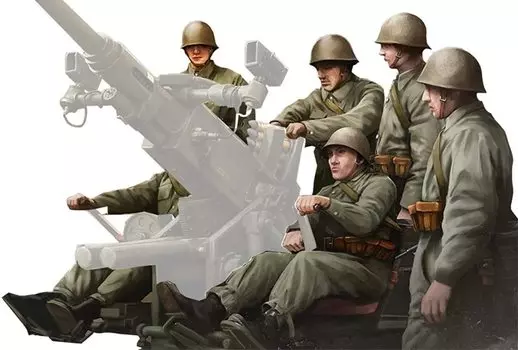 FTF Польша Bofors артиллерийская установка 16 штук пластиковая модель PF72057 1/72 зенитная установка