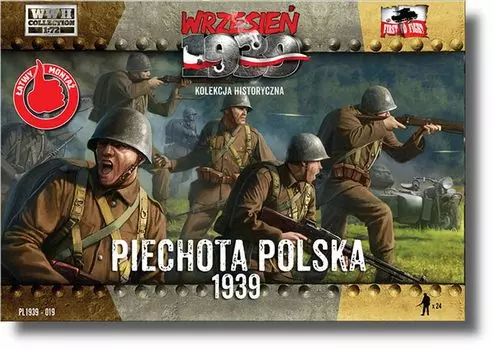FTF Польская пехота 24 детали пластиковая модель PF72019 1/72
