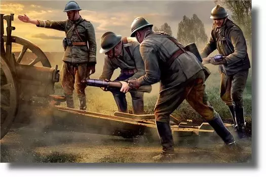 FTF Polish Horse Artillery 12 Pieces Plastic Model PF72084 1/72