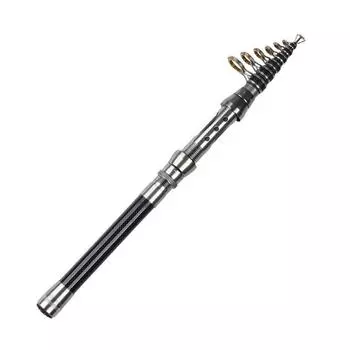 FTK 1.5m-2.4m спиннинг удочка карбоновая форель карп телескопическая удочка приманка рыболовная снасть C.W 10-30G 1.5M