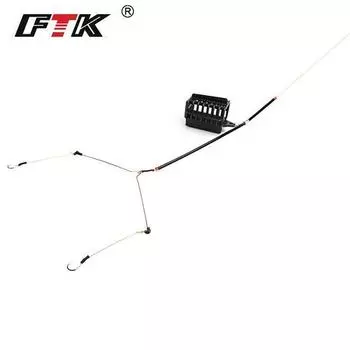 FTK 1 шт. 20 г-80 г длина 48 см клетка и крючки для кормушки для ловли карпа
