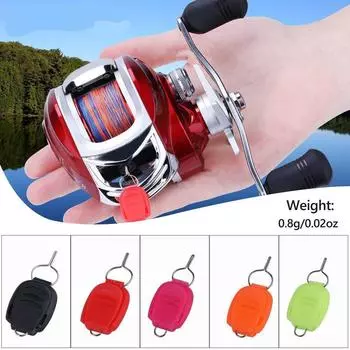 FTK 1pcs/5pcs Bait Reel Line Holder Stop Buckle Feeder Fishing Accessories Line Plugs красный