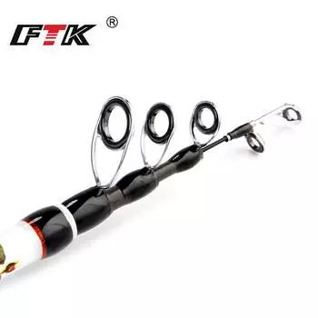 FTK 99% приманка 10-30 г телескопическая удочка из углеродного волокна короткая морская удочка телескопическая удочка вращающаяся удочка 1.8M