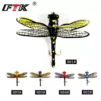 FTK Рыбалка Topwater Насекомое Жесткая приманка для окуня Вес 17 г Длина 12,5 см