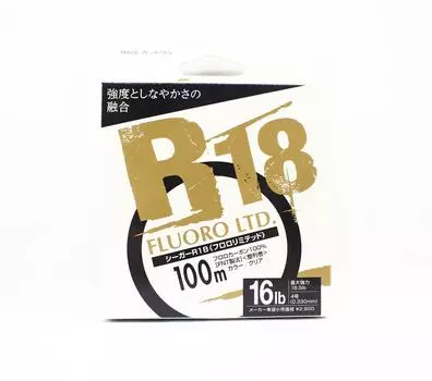 Фторуглерод Seaguar R18F Fluoro Ltd Line 100 м 16 фунтов — 0,33 мм (0120)