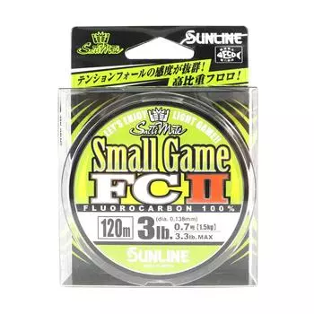 Фторуглеродная леска Sunline Small Game FC II 120 м 3 фунта 0,138 мм (5262) чистый