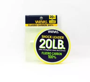 Фторуглеродный амортизатор Varivas, 30 м, 20 фунтов (9777) чистый