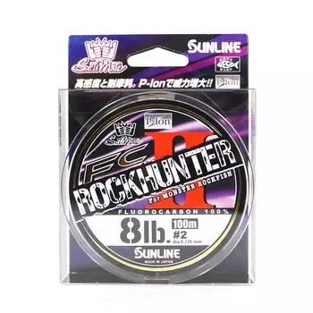 Фторуглеродный лидер Sunline Rock Hunter II 100 м 8 фунтов 0,235 мм (9079) чистый