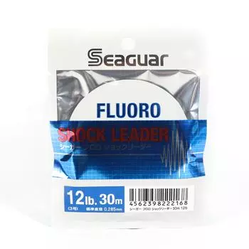 Фторуглеродный поводок Seaguar F Shock Leader, 30 м, размер 3 – 12 фунтов – 0,285 мм (2168)