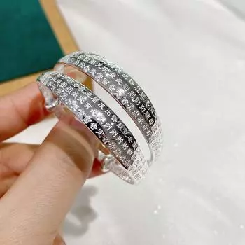 Fu Shi Zuyin 999 Ретро Disciple Gui Fu Zi Push Pull детский браслет Bright Face мужские и женские детские серебряные браслеты Adjustable size