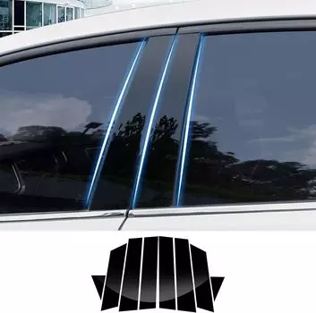 Fucaten Подходит для Nissan X-Trail X-TRAIL NT32 HNT32 T32 (Декабрь 2013-2020) Накладка стойки B