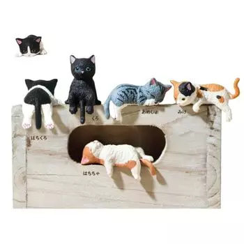 Fuchi Yasumi Nyanko 2 x All 5 types set Full Comp Gacha Gacha Capsule Toy