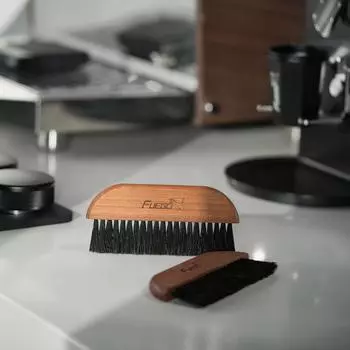 Fuego Щетка для чистки кофемашины Щетка для удаления пыли Деревянная ручка и натуральная щетина Щетки для кофе-баров Аксессуары для домашнего бариста