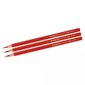 Fueki Fuyuki Архитектурный мягкий цветной карандаш красный 3 шт SC10-3R красный