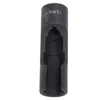 Fuel Line Socket 12in Drive Chrome Vanadium Steel Efficient Removal for Fasteners On Injector 16mm / 0.6in