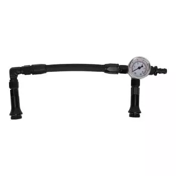 Fuel Line with Pressure Gauge Dual Feed Smooth Fuel Flow Professional for Any 4150 Base Carbohydrate
