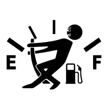 Fuel Tank Cap Sticker Tearable Waterproof Funny Sticker Personalized Reflective Car Sticker