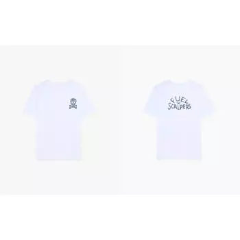 Fuel X Scalpers FXS Футболка с периферийным принтом Летняя Роскошный Бренд Хлопок Мужская и Женская Футболка Принт Короткий Рукав M