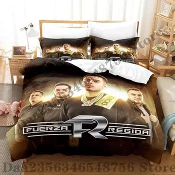 fuerza regida Bedding Set Single Twin Full Queen King Size Bed Set Adult Kid Bedroom Duvetcover Sets 3D Print Bed Sheet Set 70x133cm 2pcs