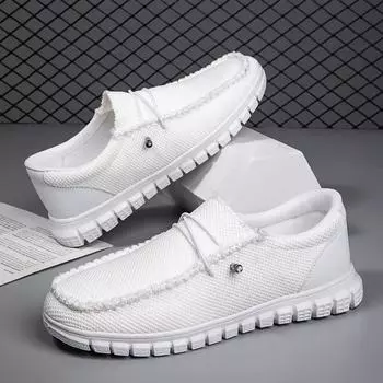 Fujeak Comfort Gym Jogging Shoes Casual Men s Sneakers Plus Size Light Loafers Fashion Flat Shoes Breathable Anti-slip Footwear 39 хаки