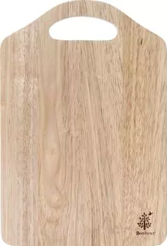 Fuji Boeki Cutting Board Chopping Board Length 20 x Width x Thickness cm Natural Wood Handle Included Bonheur 94380 29.5 1.8