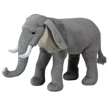 Fuji Boeki плюшевый табурет в виде животного слон грузоподъемность 80 кг 47303