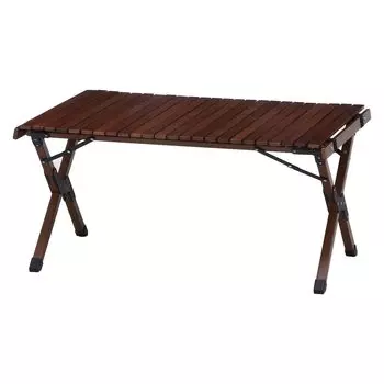 Fuji Boeki Складной уличный стол Низкий стол Ширина 91см Темно-коричневый Легкий Портативный Моющийся Ханс 37986